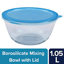 Buy Bb Home Glass Mixing Bowl With Lid