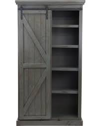 Homcom kitchen pantry cupboard wooden storage cabinet organizer shelf white. Spectacular Deals On American Heartland Provincial Single Barn Door Pantry Cabinet Rustic Dark Blue