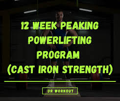 12 week peaking powerlifting program