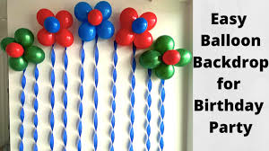 easy balloon decoration ideas for