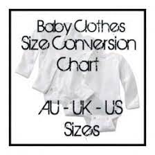 baby clothes size conversion us uk