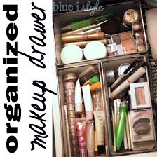 organizing with style my makeup drawer