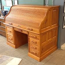 A beautiful style quality materials desk for any home. 5 Oak Roll Top Desk Furniture Guy Seattle