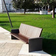contemporary garden bench aria