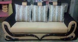 mr furnitures leather three seater sofa