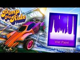 pimp my rocket league ride wet paint