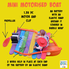 mini motorised boat stem challenge