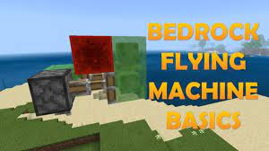 minecraft bedrock flying machines you