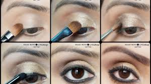 gold smokey eye makeup tutorial diwali