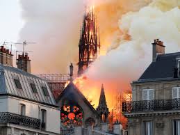 The moment notre dame's spire collapses in flames. The Notre Dame Fire And The Future Of History Wired