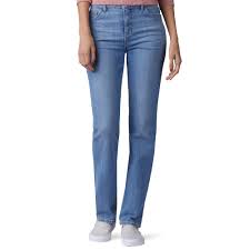 Womens Lee Instantly Slims High Waisted Straight Leg Jeans