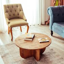 Solid Pine Wood Coffee Table