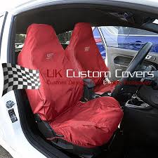 Recaro Single Seat Covers X2 In Red