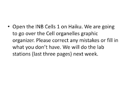 cell structure page in inb cell organelle graphic organizer open the inb cells 1 on haiku