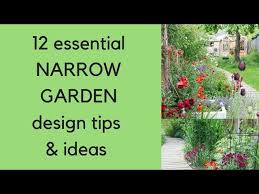 Narrow Garden Design Tips And Ideas
