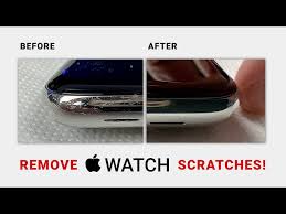 revive a scratched apple watch in