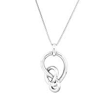 michael hill um knots pendant in sterling silver