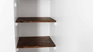 Build A Simple Wall To Wall Shelves