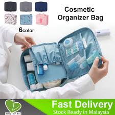 travel multi pouch cosmetic portable