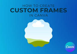 create a custom frame in canva step
