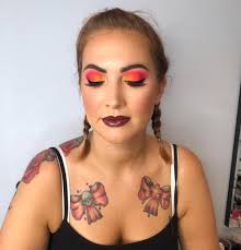 fancy dress rock makeup by