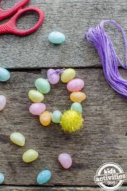 make a jelly bean bracelet as an easy