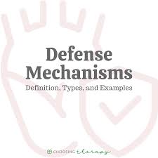 20 defense mechanisms with exles