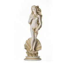 Amazon.com: BeautifulGreekStatues Birth of Venus Sexy Undressing Nude Girl  Gold Tone Naked Aphrodite Statue 9.8