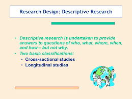 A research design is the set of methods and procedures used in collecting  and analyzing measures of the variables specificed in the research problem     