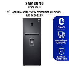 Mã ELHA10 giảm 6% đơn 5TR] Tủ lạnh hai cửa Samsung Twin Cooling Plus 375L  RT35K5982BS