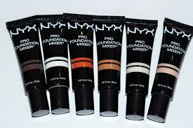 nyx pro foundation mixer review swatches