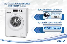 AQUA Việt Nam - Máy giặt AQUA cải tiến với động cơ không chổi than (BLDC)  giúp vận hành êm ái, tiết kiệm điện so với các dòng máy thông thường. Khác