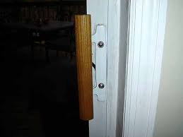 fix a loose sliding glass door handle
