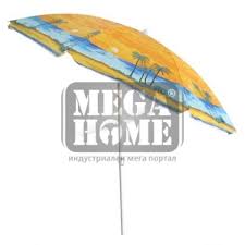 Плажен чадър 2.5 м, жълт. Plazhen Chadr Condor Na Top Cena Kat Nomer M023289 Megahome Bg