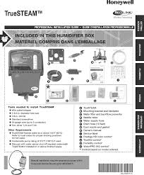 Honeywell Humidifier Manual L1002585