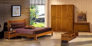 Decorate a bedroom using teak furniture, making the most optimal and classy choices, bringing out the sides of luxury in style, making the bedroom more exclusive. Bedroom Set In High Quality Teakwood Bed Wardrobe Cabinet Dresser