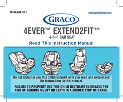 user manual graco 4ever extend2fit