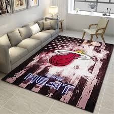 miami heat area rugs basketball team