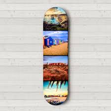 skateboard deck wall art australia