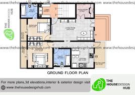 2 bhk bungalow plan in 1300 sq ft