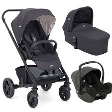 Joie Chrome Baby Stroller Set With