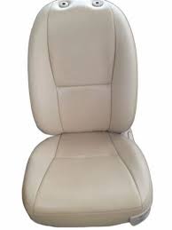 Kr Currency Beige Leather Car Seat Cover