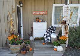 Vintage Cottage Fall Porch