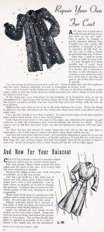 repair your own fur coat 1944