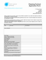 Janitorial Contract Form Commercialaning Forms Service Sample House