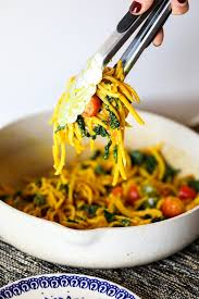 quick curry ernut squash noodles