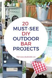 20 super cool diy outdoor bar projects