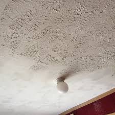 removing a textured ceiling