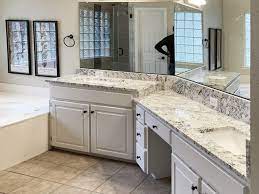 Because of its coarse structure, granite countertops are naturally porous, and they require sealing to prevent staining. Granite Bathroom Vanity Tops Make The Perfect Bathroom Countertop
