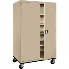 mobile steel storage cabinet